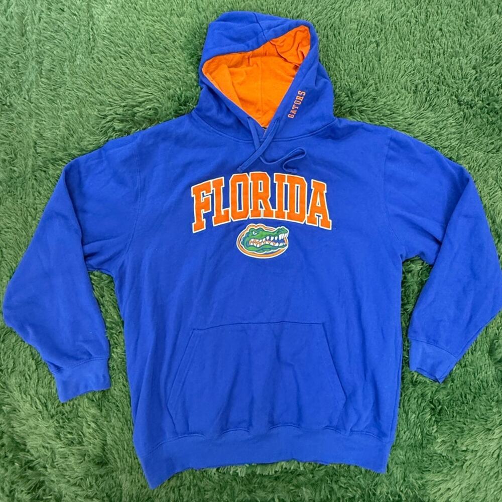 University of Florida Blue | Orange 2XL Pullover Sweatshirt Hoodie NCAA